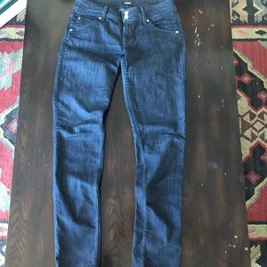 Hudson Collin Skinny Dark Blue Denim, size 29